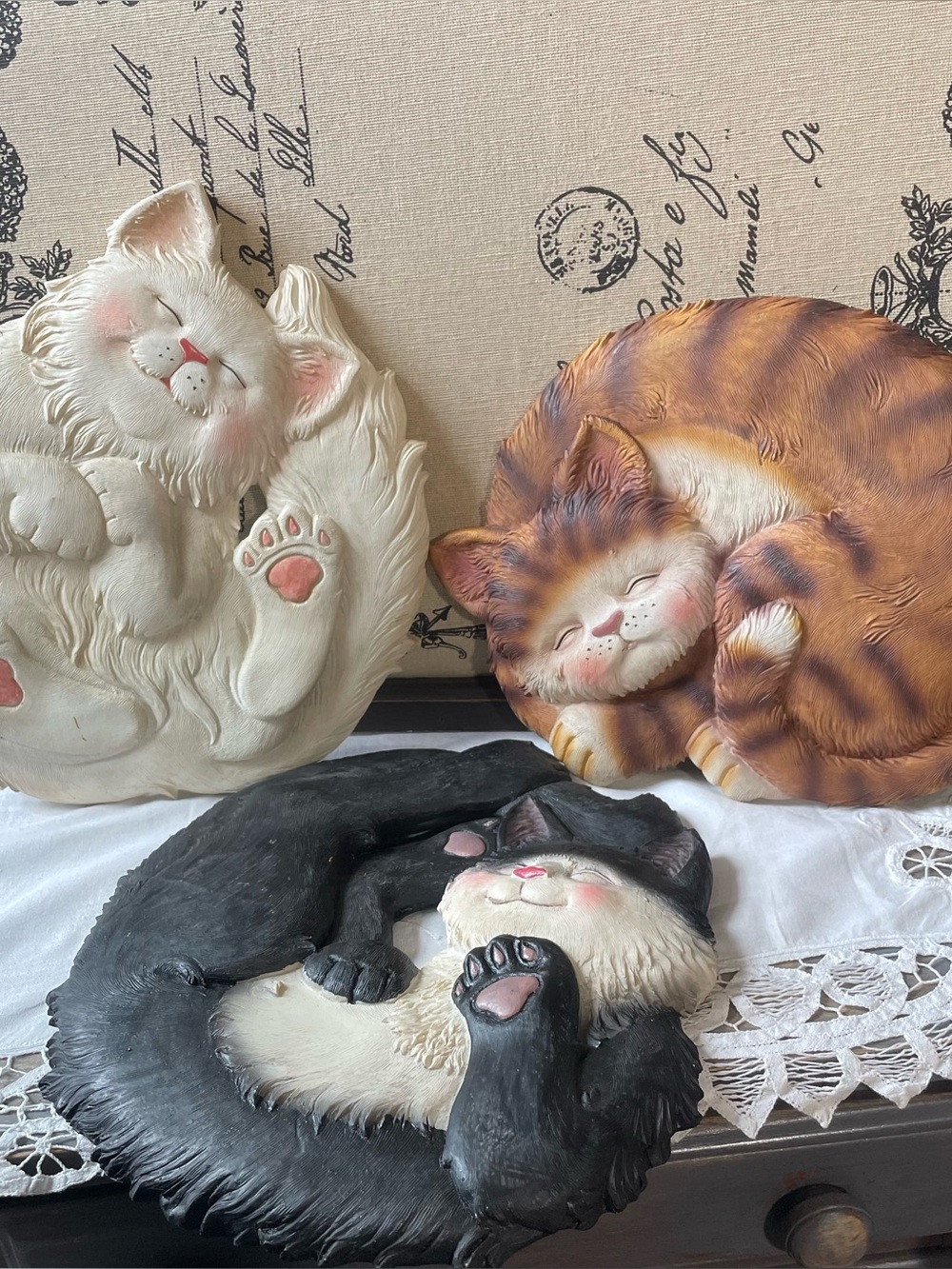 Kitty Cat Garden stepping stone wall decor